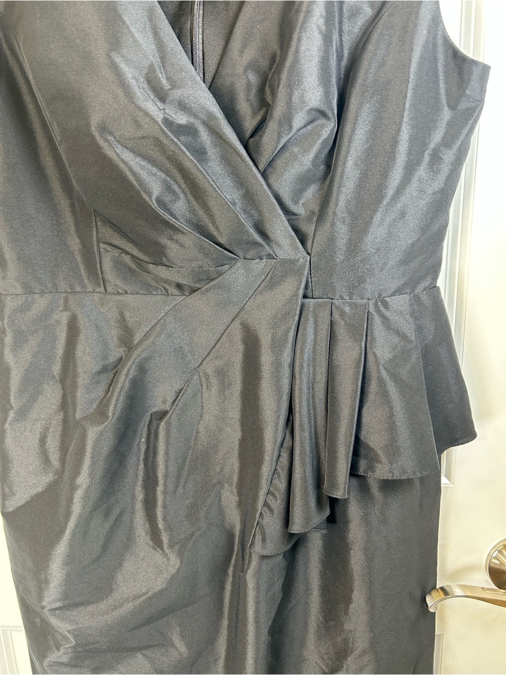 Evan-Picone Vintage Black Sleeveless Classic Cocktail Evening Dress Size 10 - Picture 2 of 10